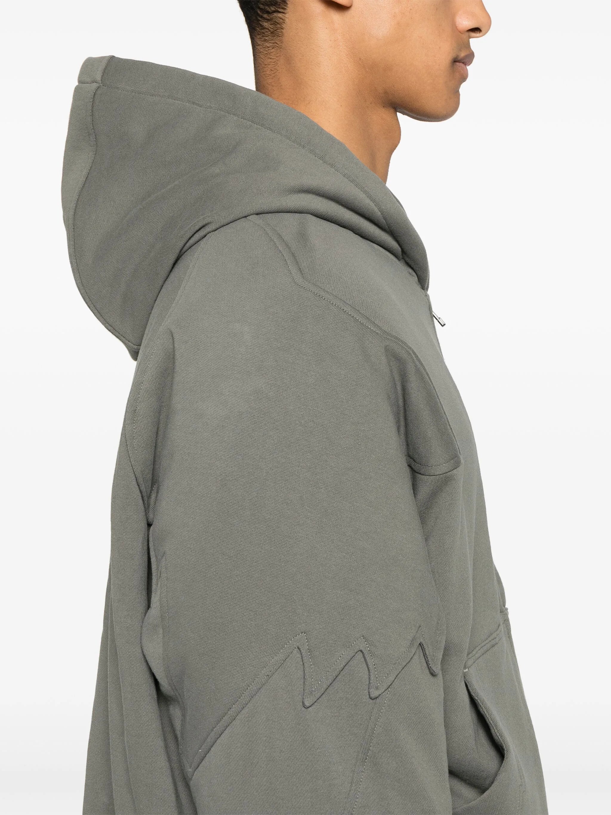 x Fox sherpa zip-up hoodie