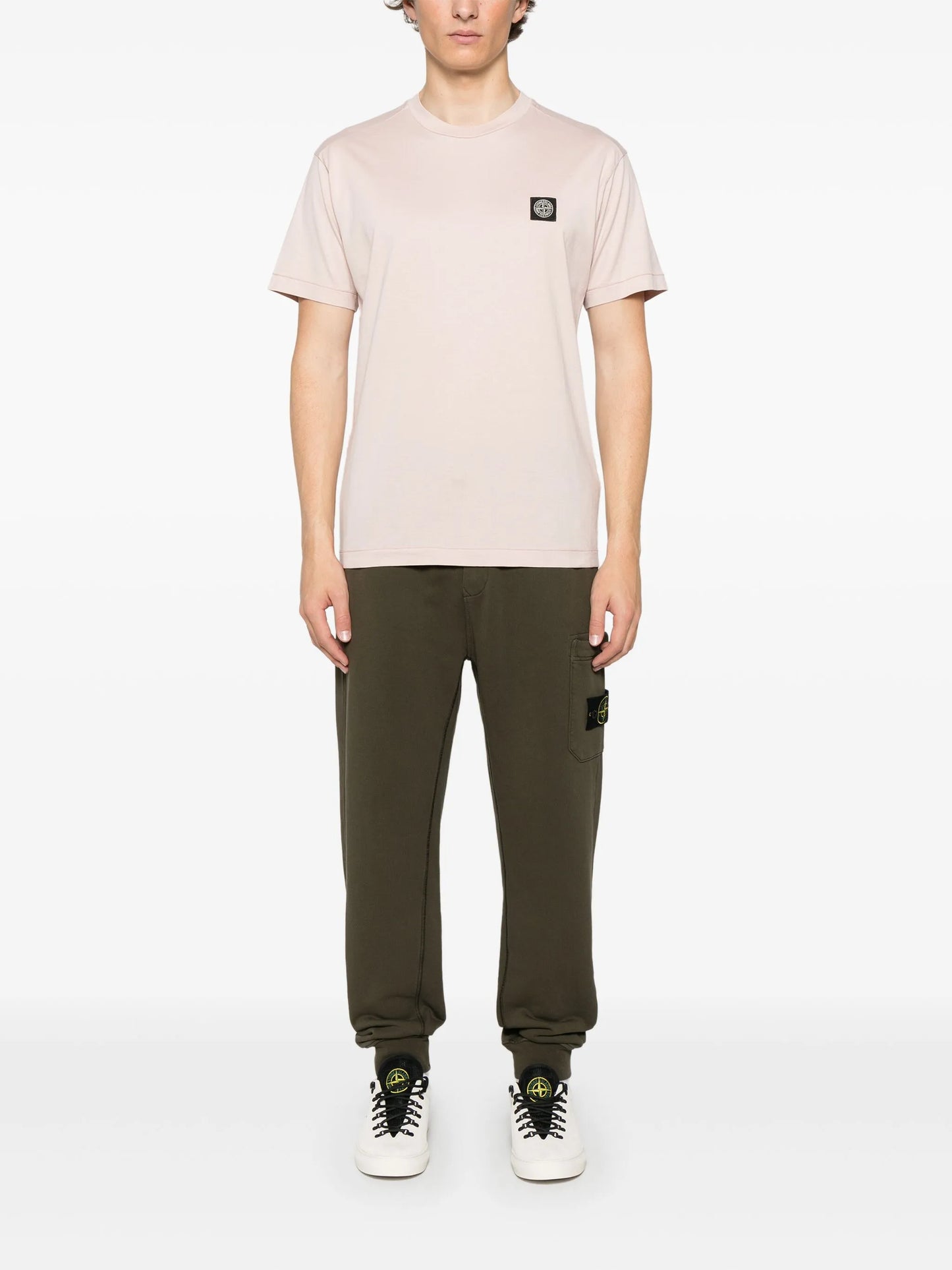 Compass-motif T-shirt