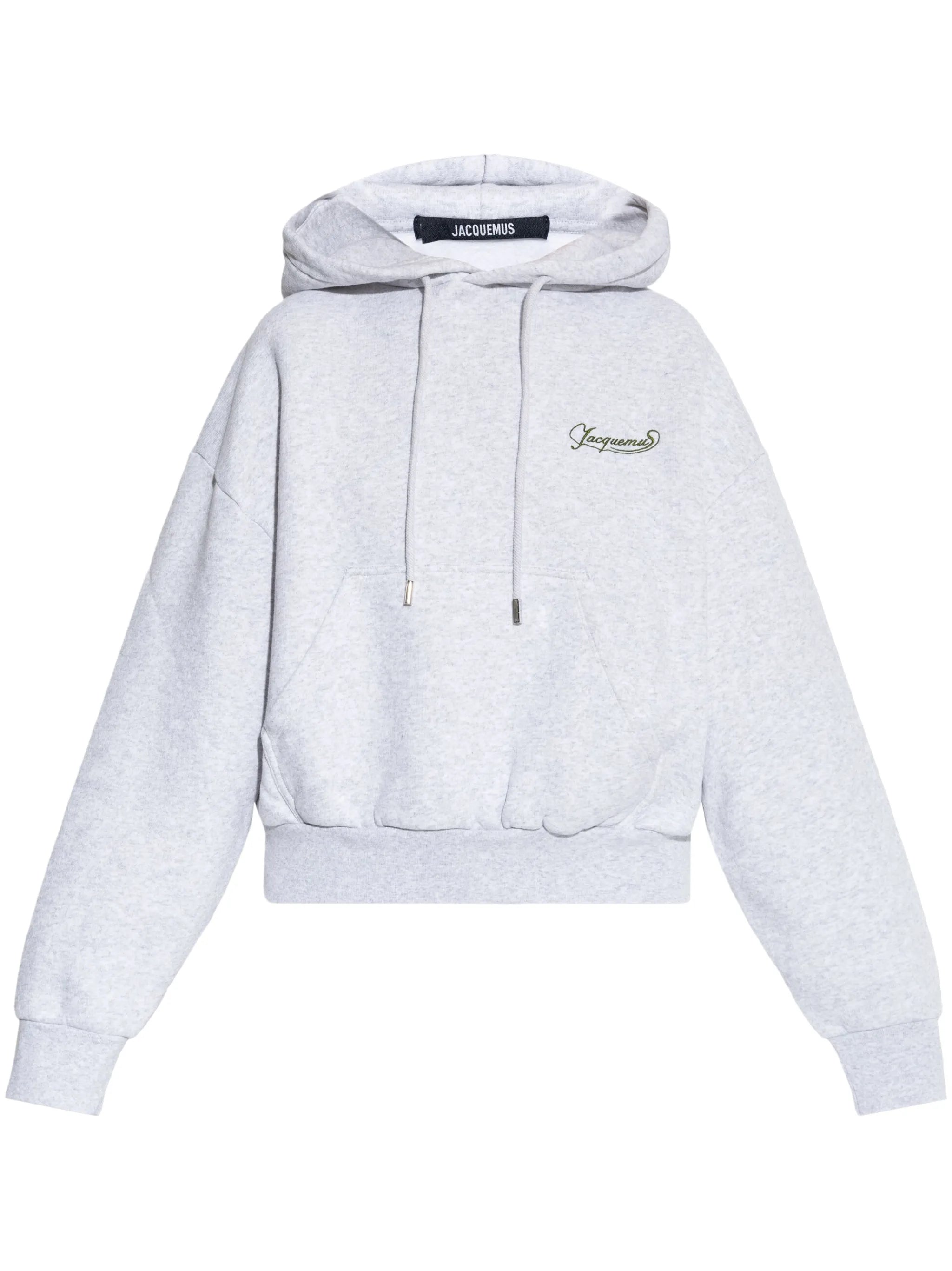 logo-embroidered hoodie