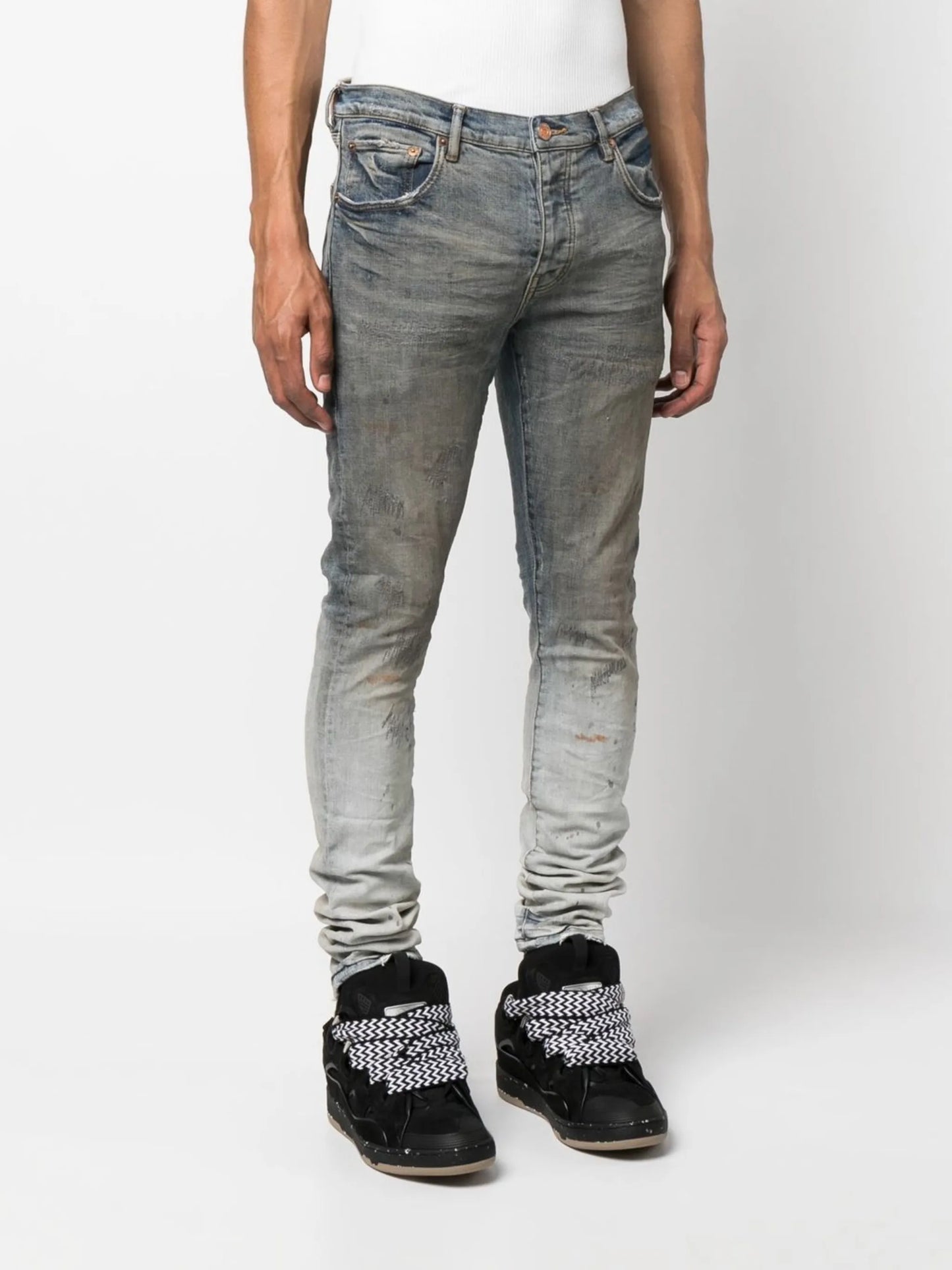 INDIGO REPAIR BLEACH GRADIENT "Blue"
