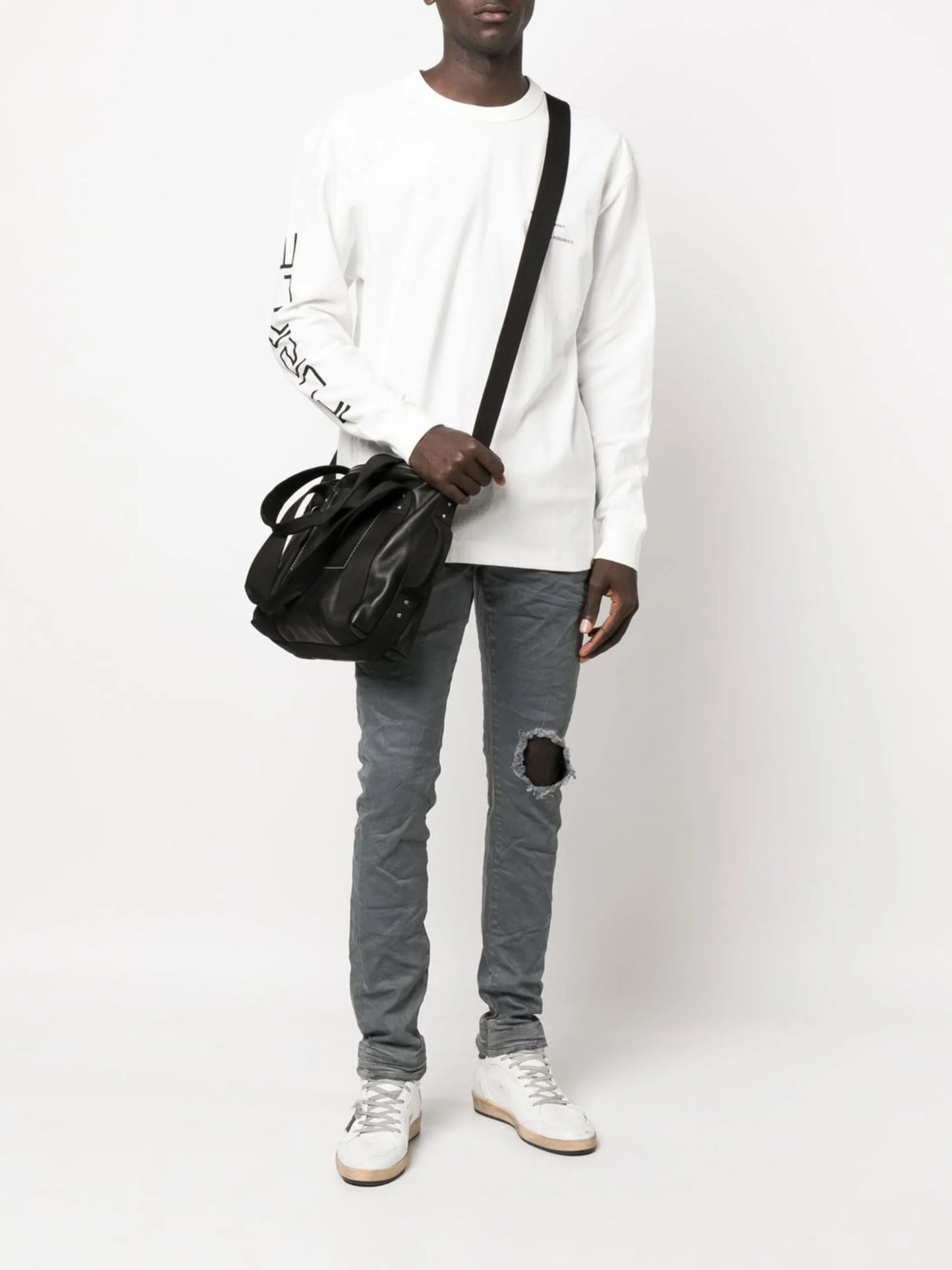 MEDIUM GREY CONTRAST STITCH "Grey"