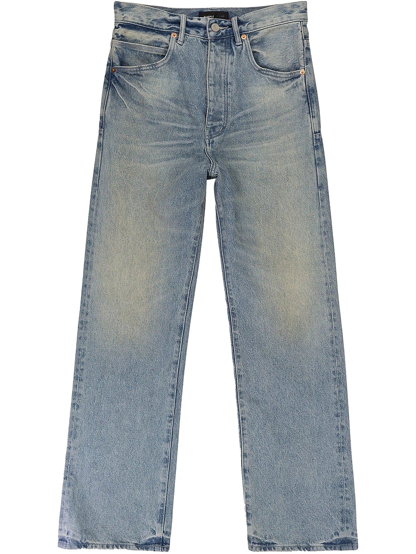 P018 Worn Clean "Blue" jeans
