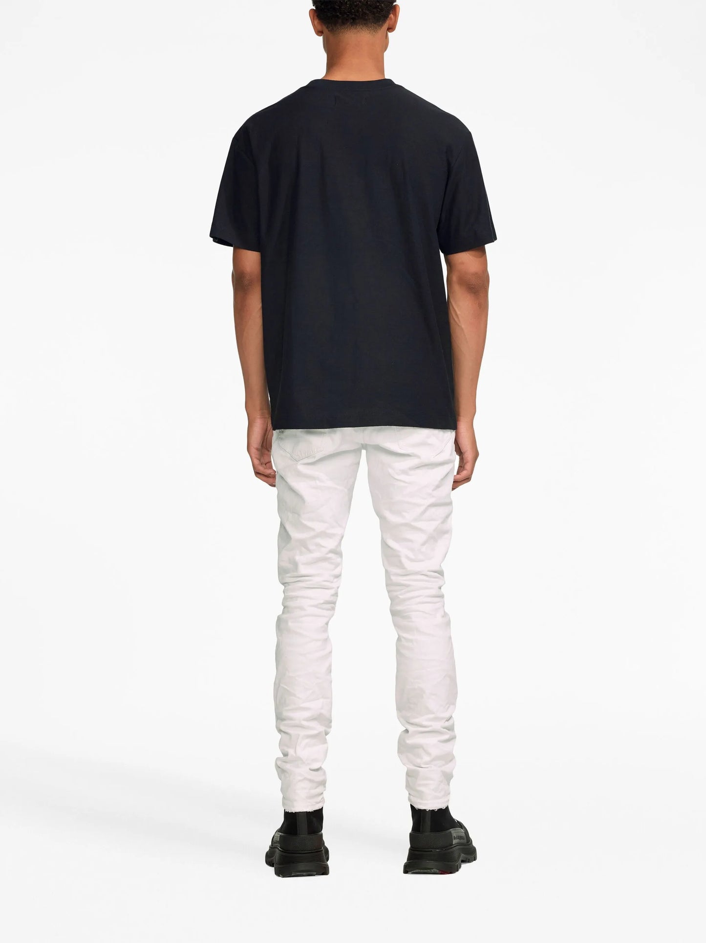 TEXTURED JERSEY SS TEE "Black"