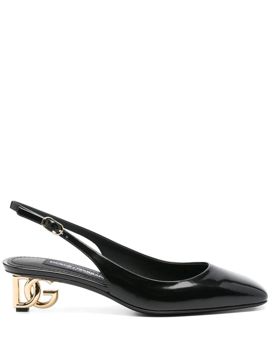 40mm logo-heel pumps