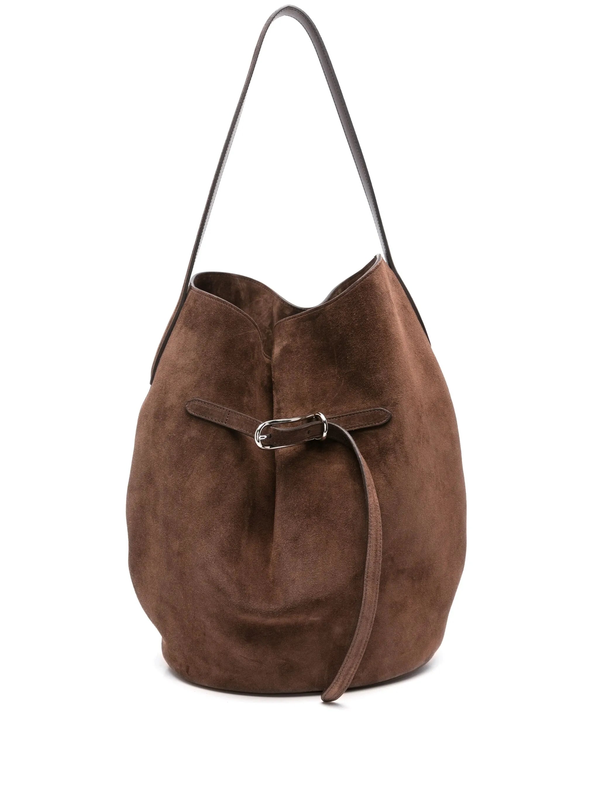 large belted shoulder bag
