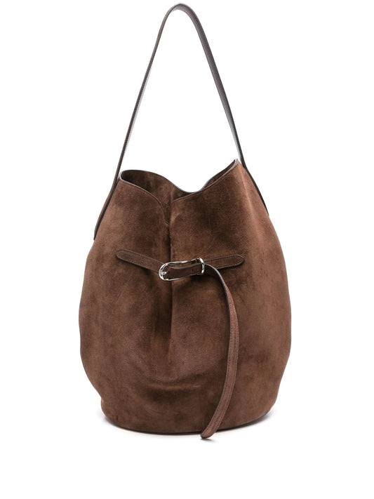 large belted shoulder bag