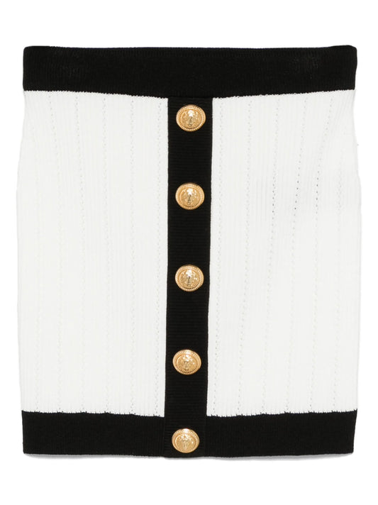 knitted mini skirt