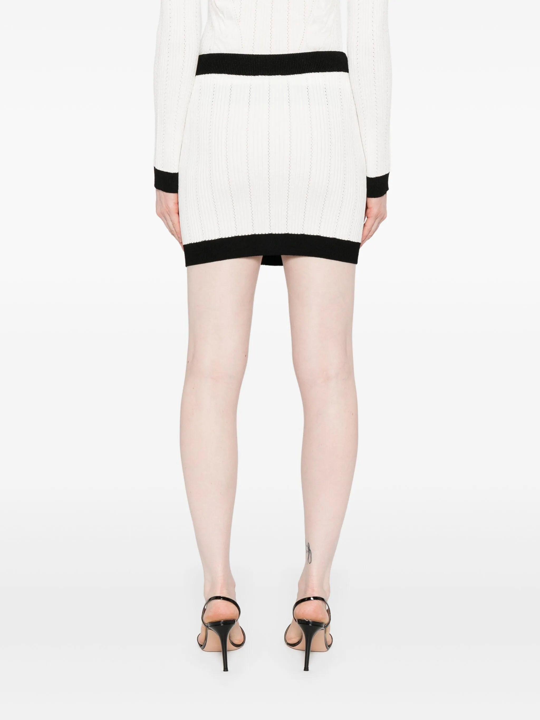 knitted mini skirt