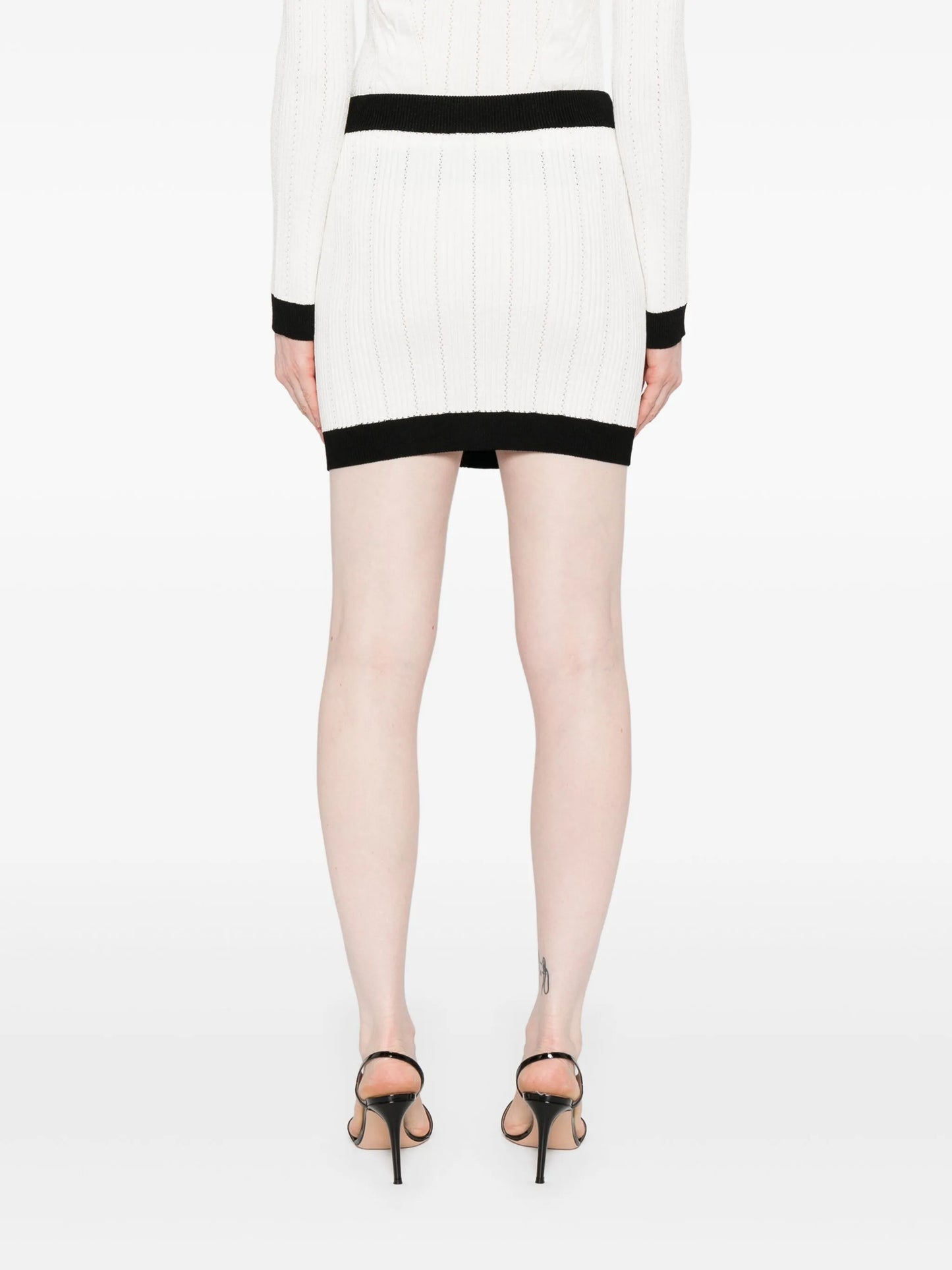 knitted mini skirt