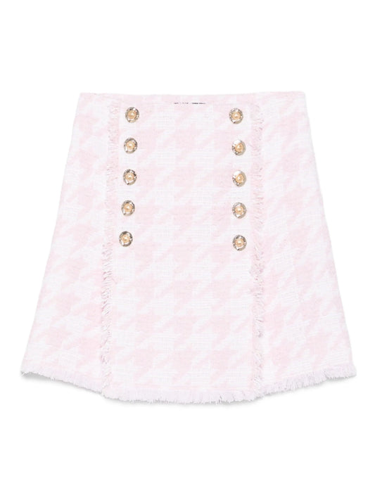 tweed mini skirt