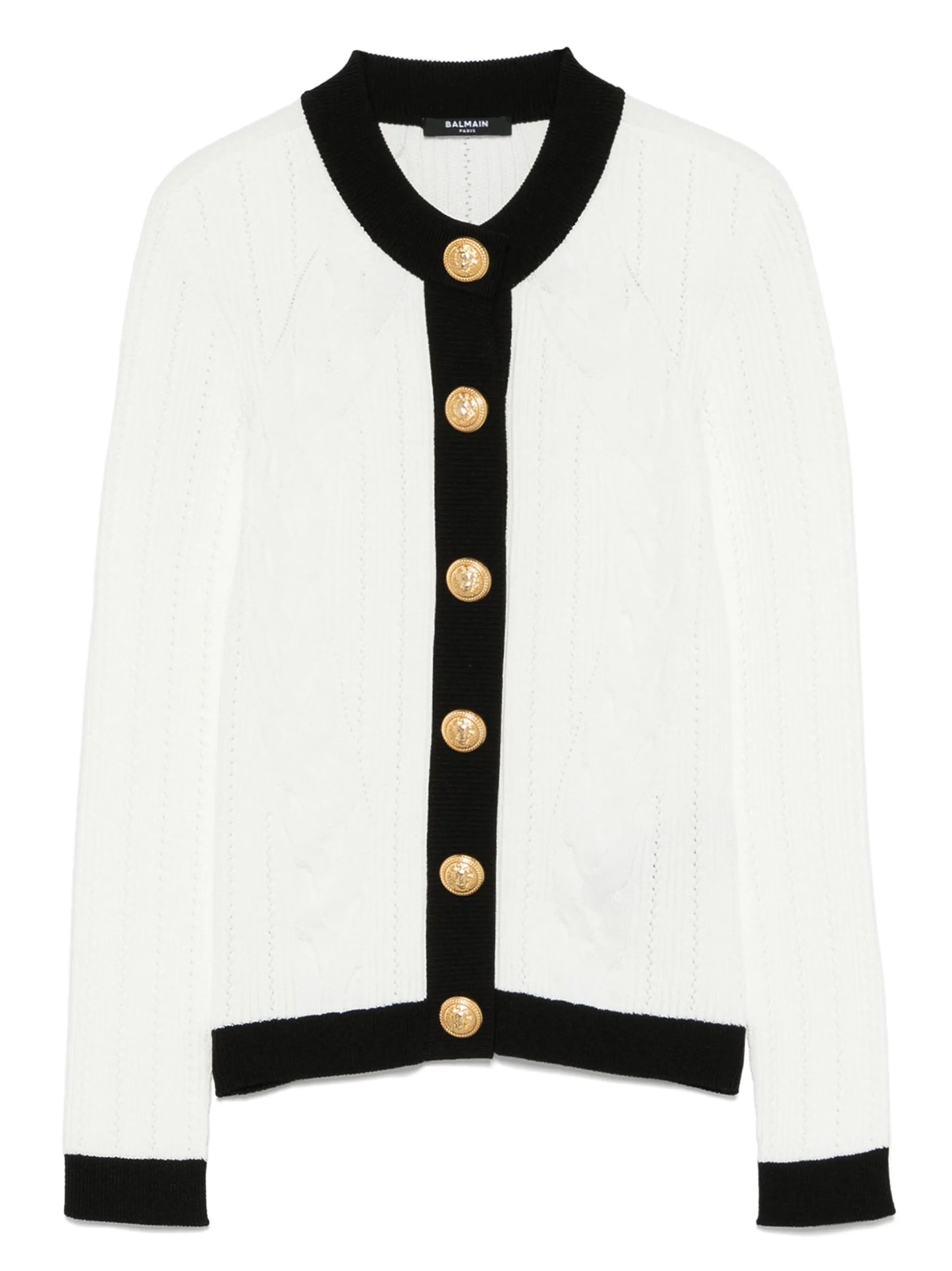 two-tone cardigan