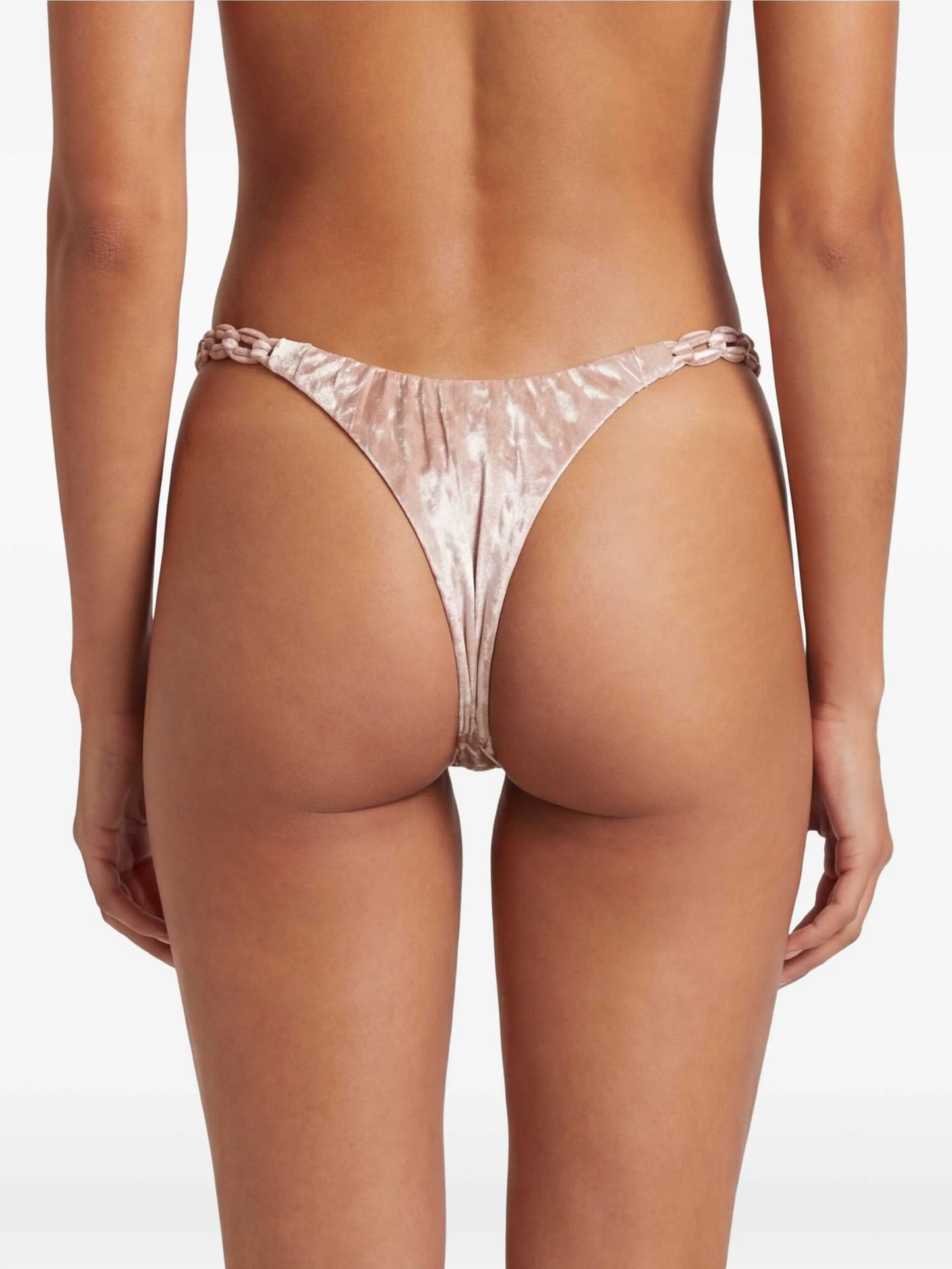 braided-strings bikini bottoms