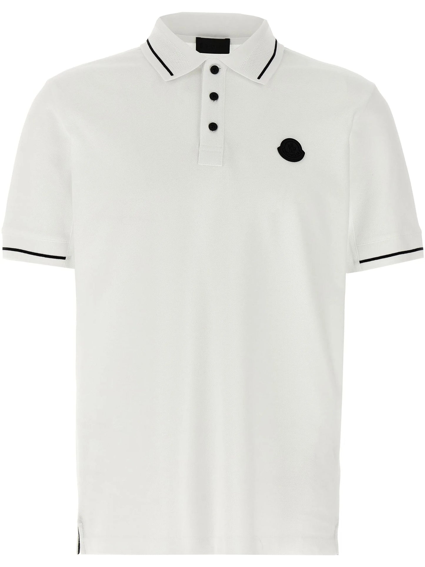logo-patch polo shirt