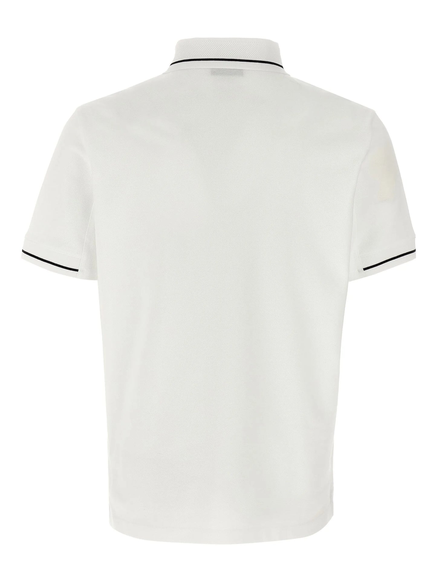 logo-patch polo shirt
