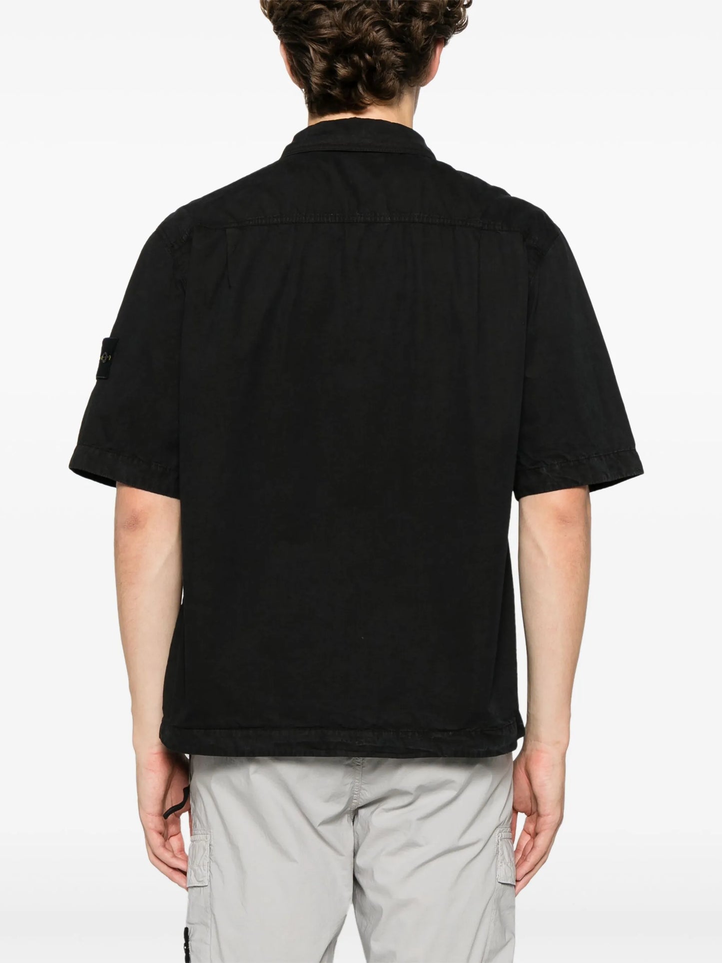 Compass-badge shirt
