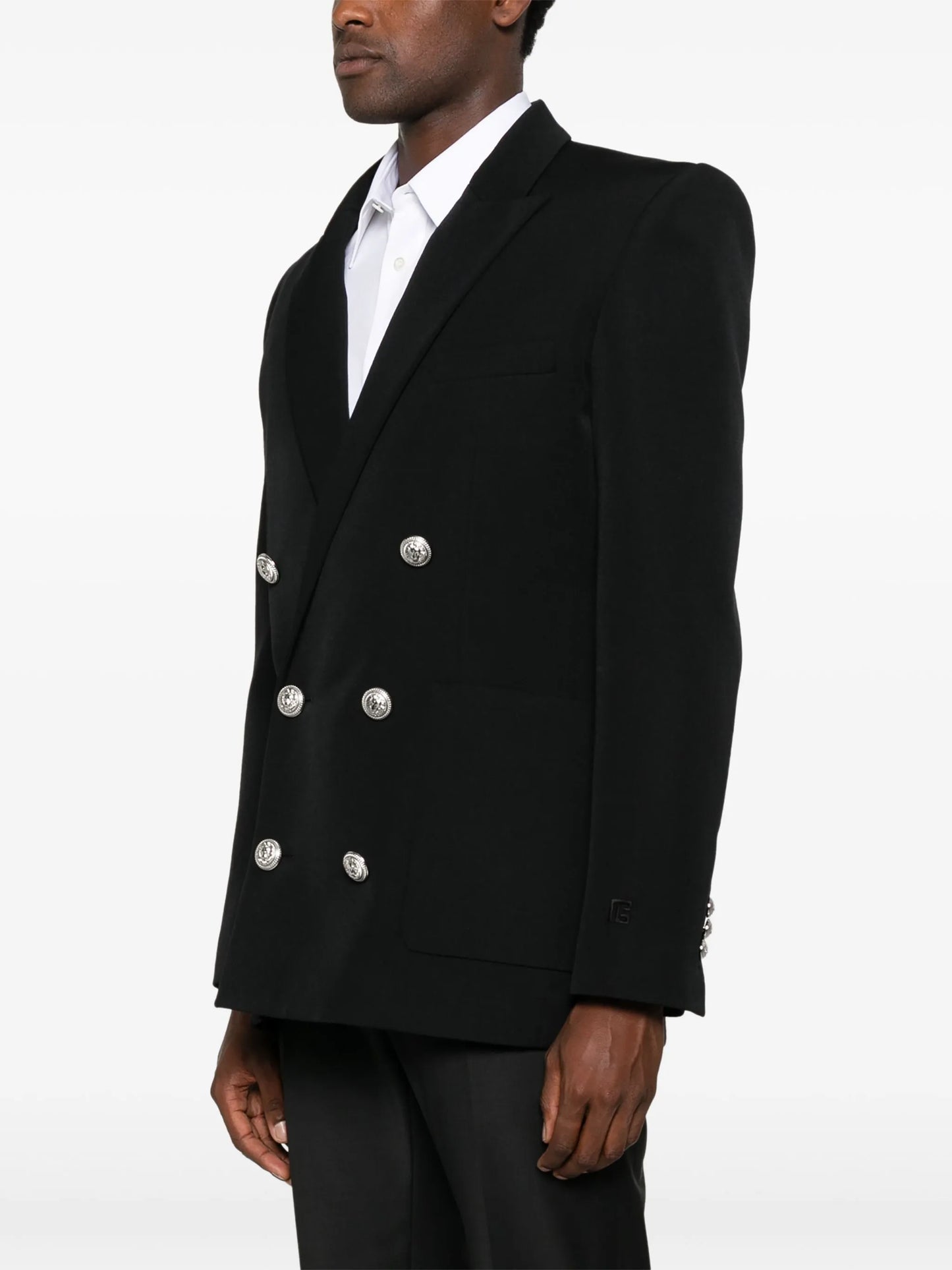 double-breasted blazer