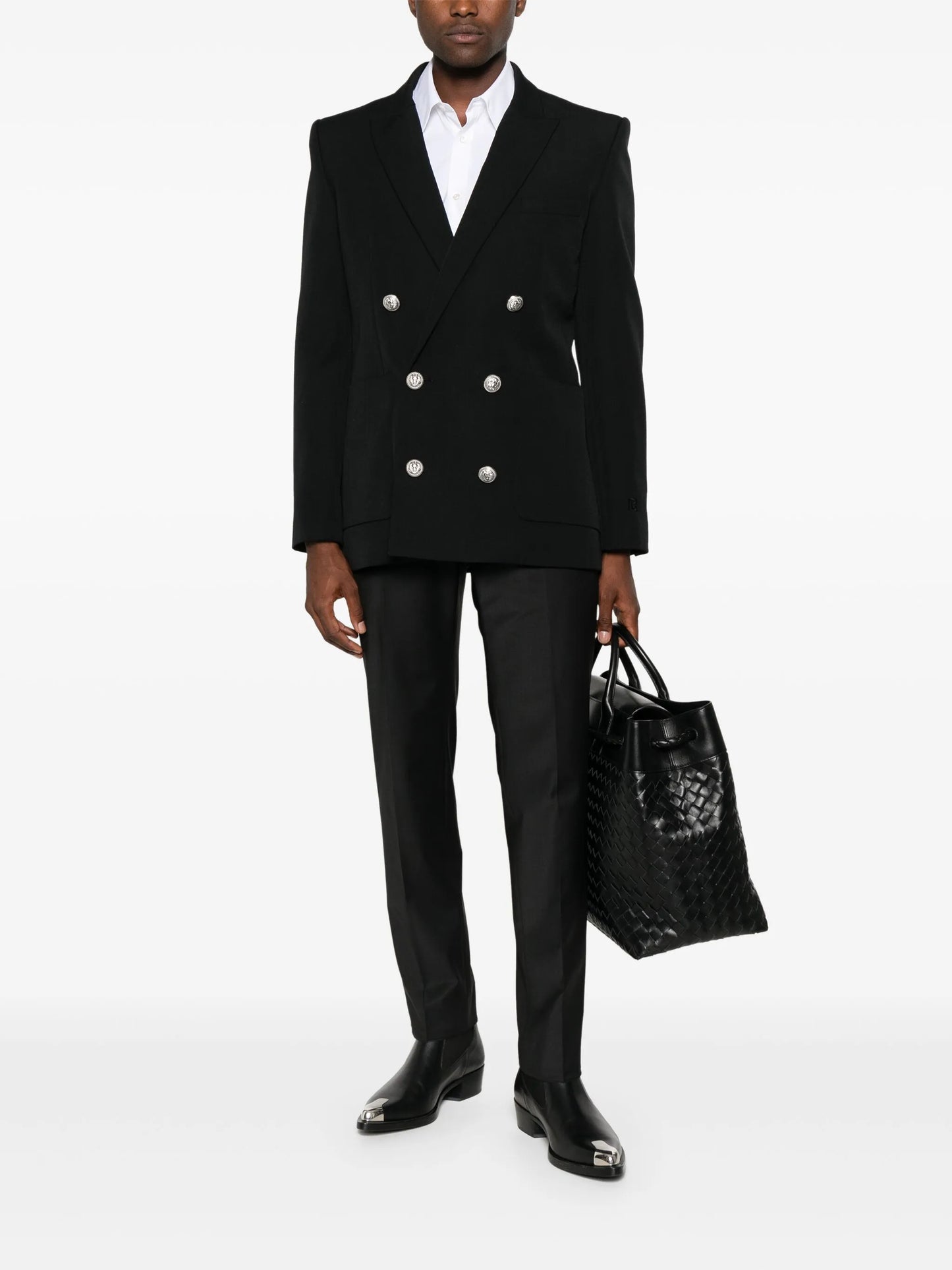 double-breasted blazer