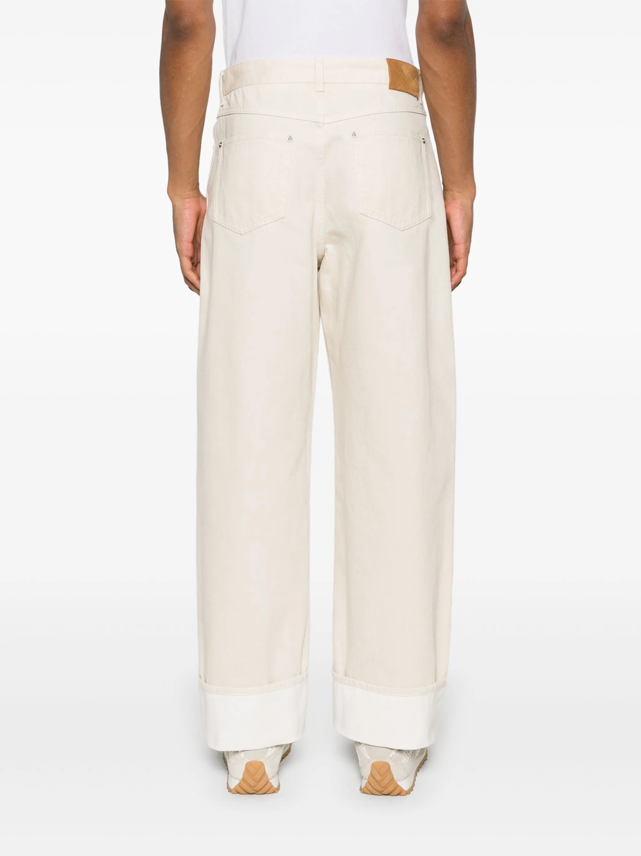 logo-patch jeans