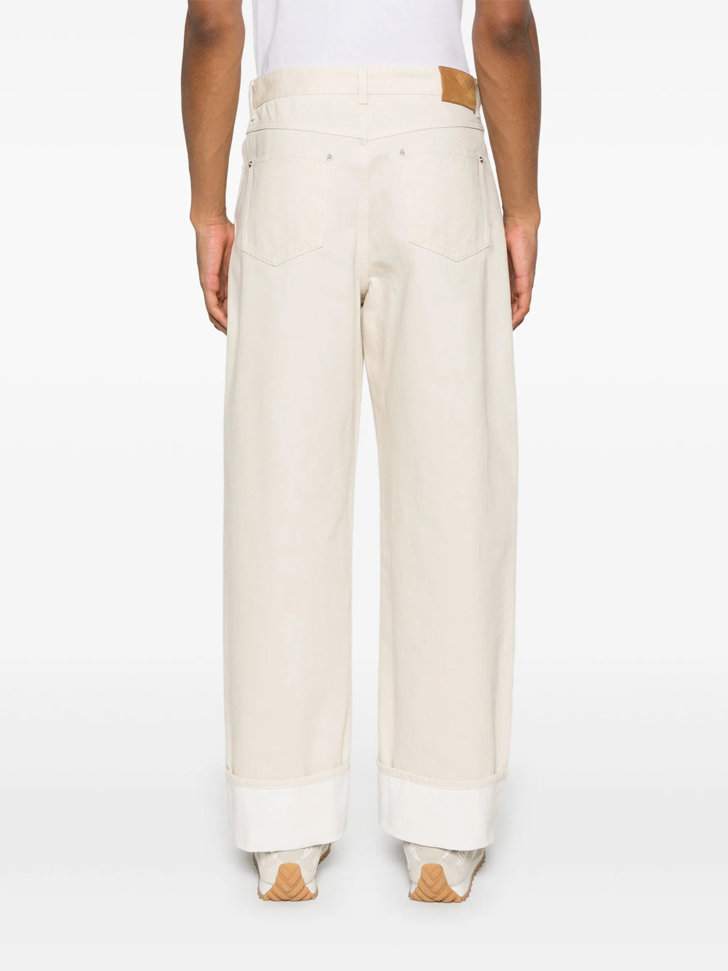 logo-patch jeans