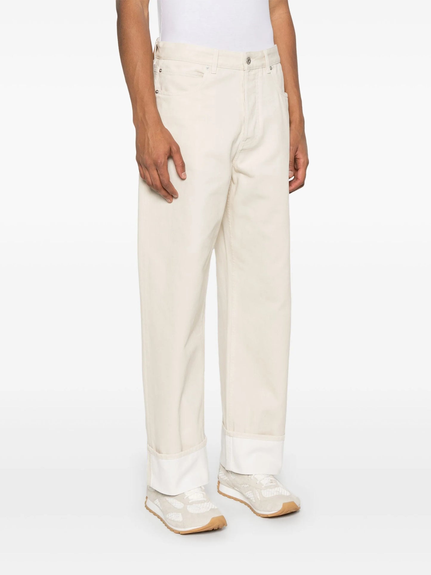 logo-patch jeans