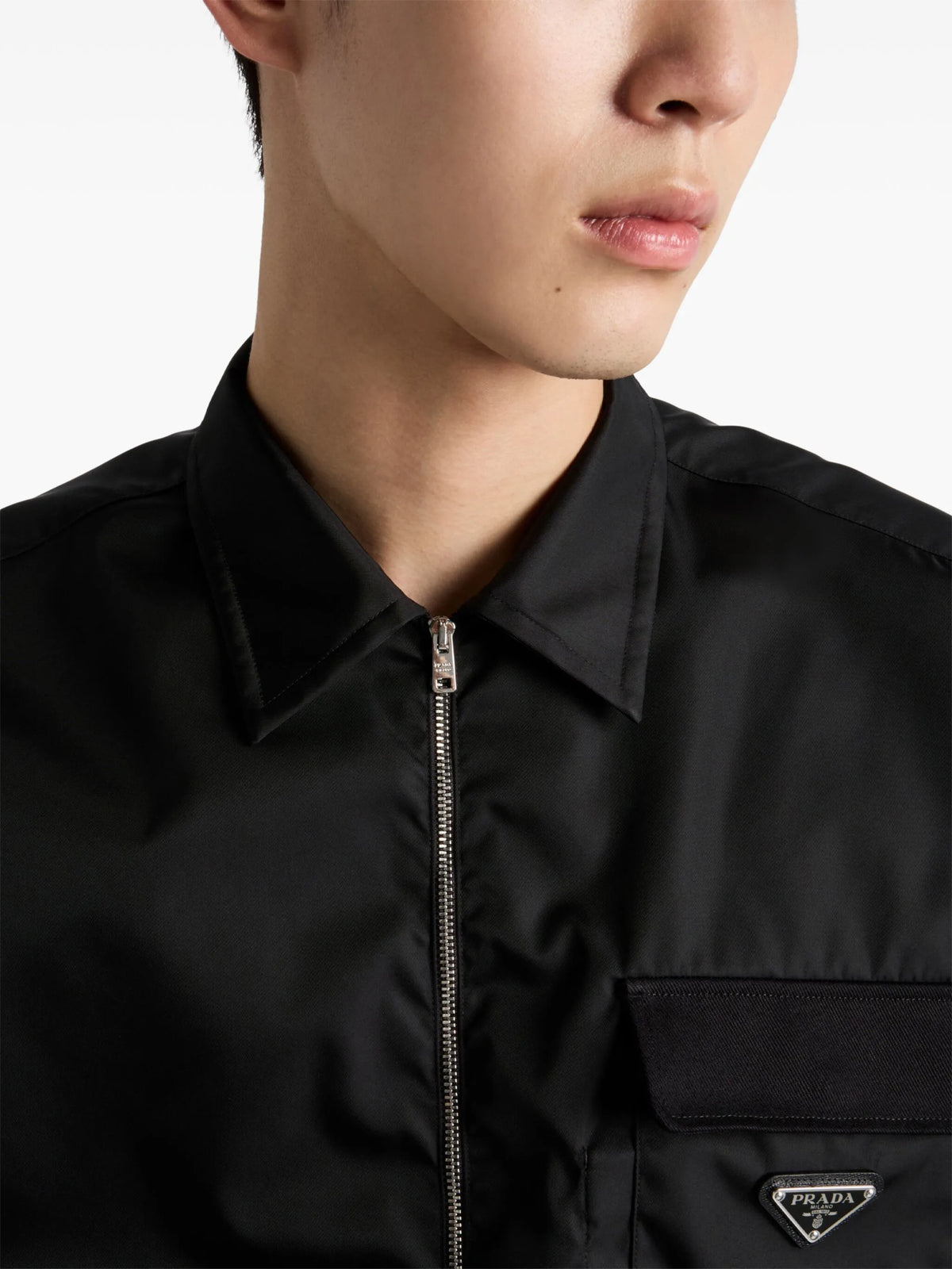 Re-Nylon shirt jacket
