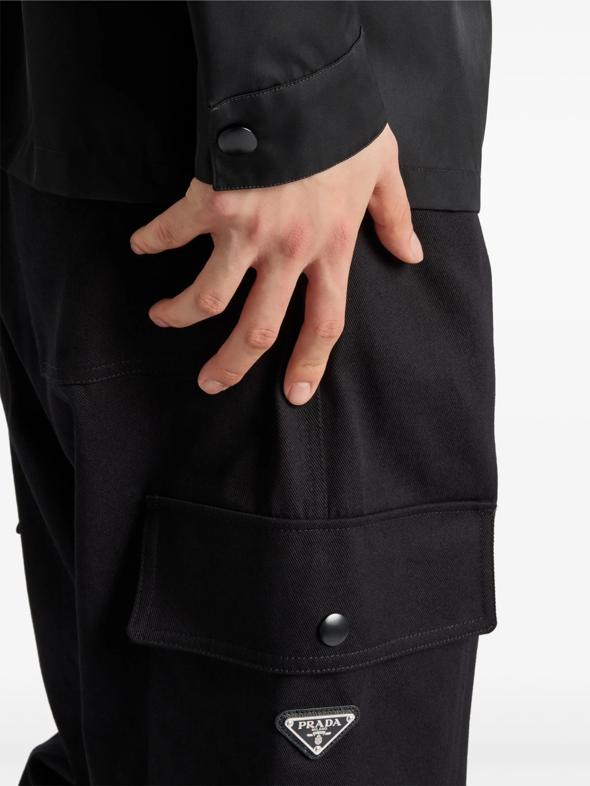 Re-Nylon shirt jacket