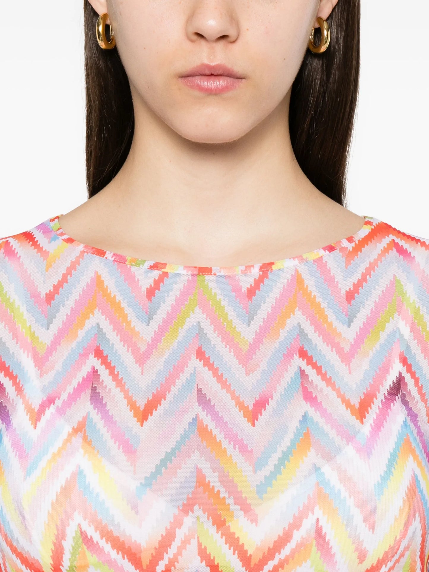 zigzag-print top