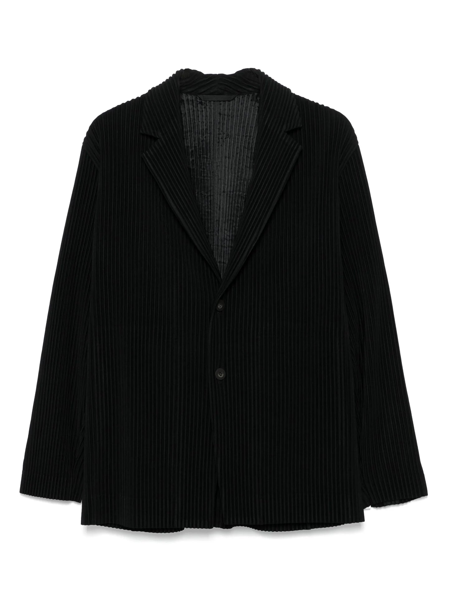 plissé blazer