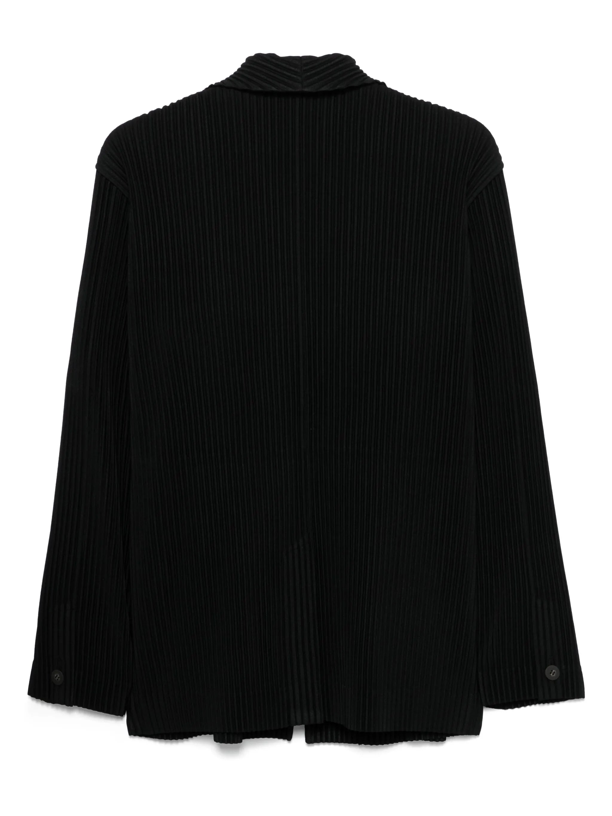 plissé blazer