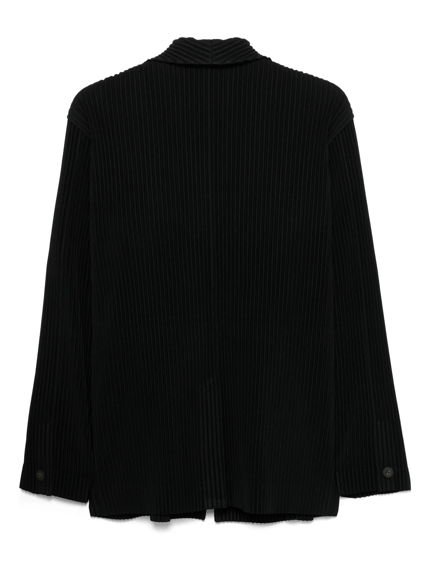 plissé blazer