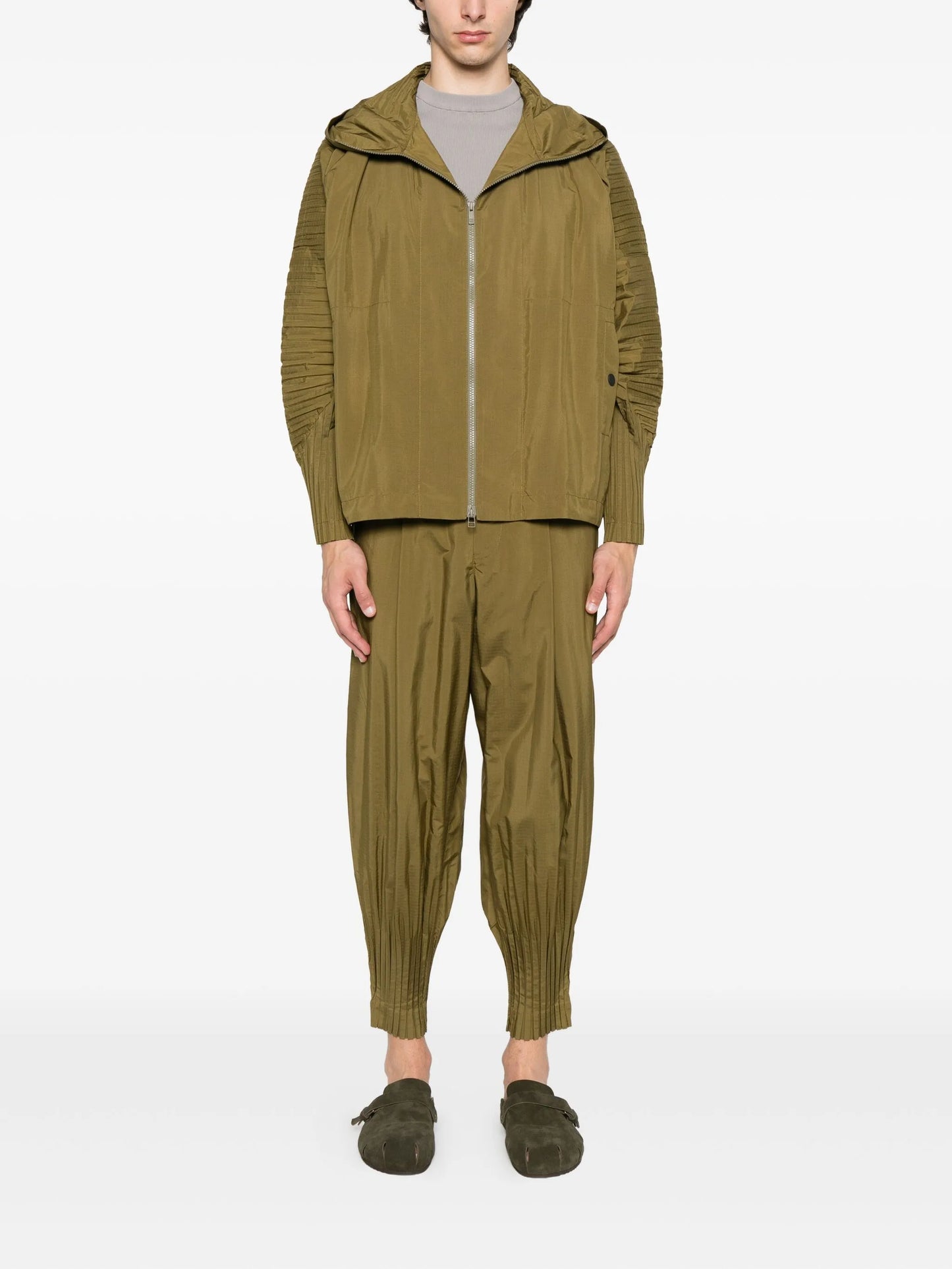 zip-up bomber jacket