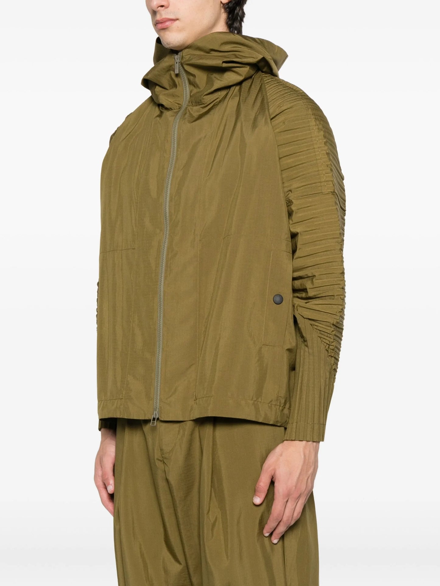 zip-up bomber jacket