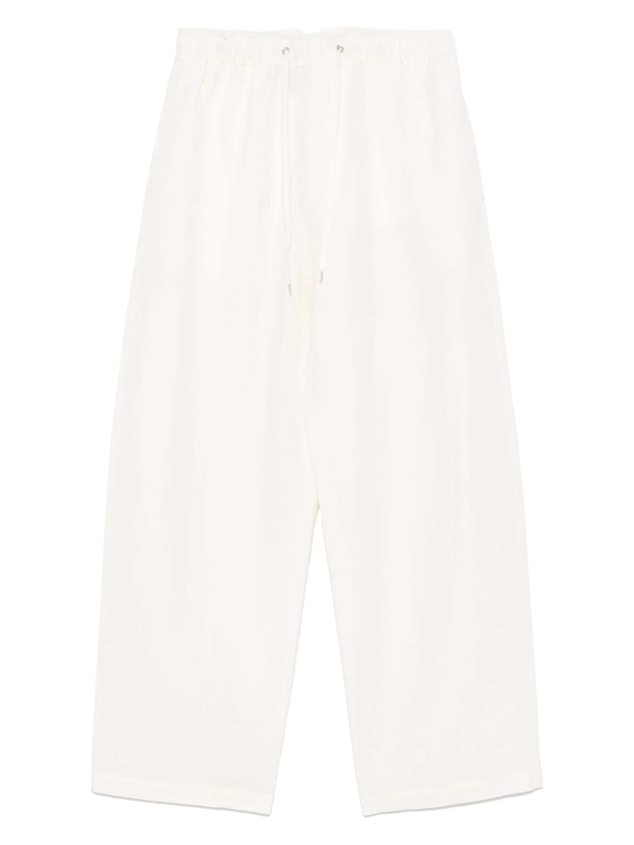 drawstring-waist trousers
