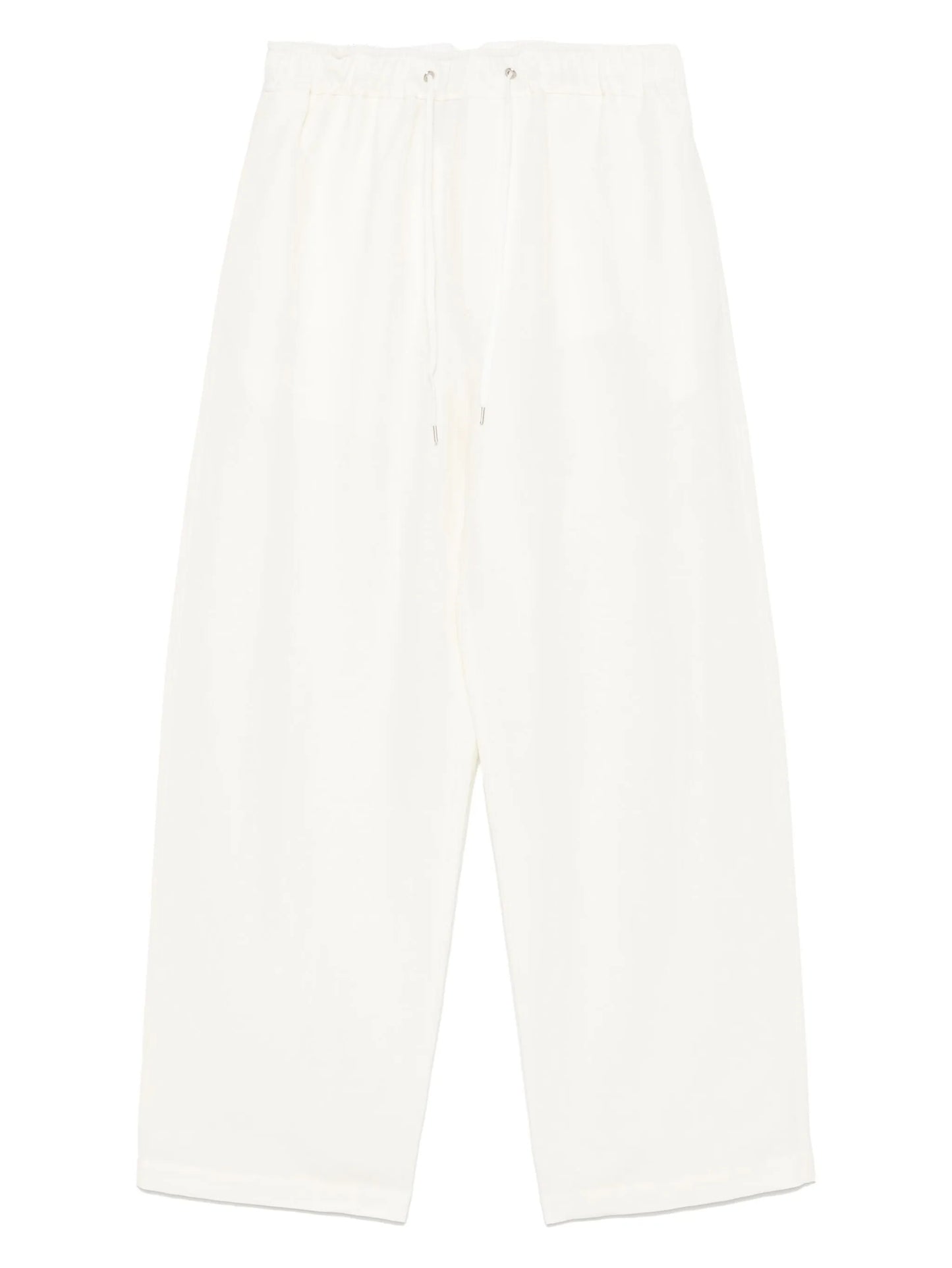 drawstring-waist trousers
