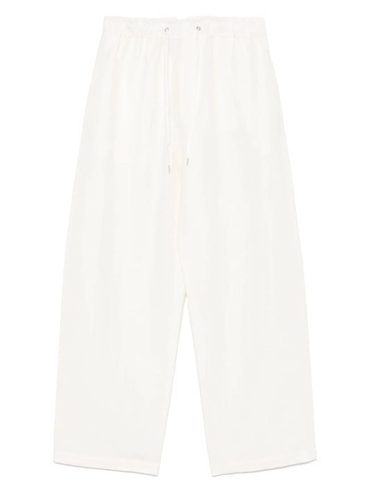 drawstring-waist trousers