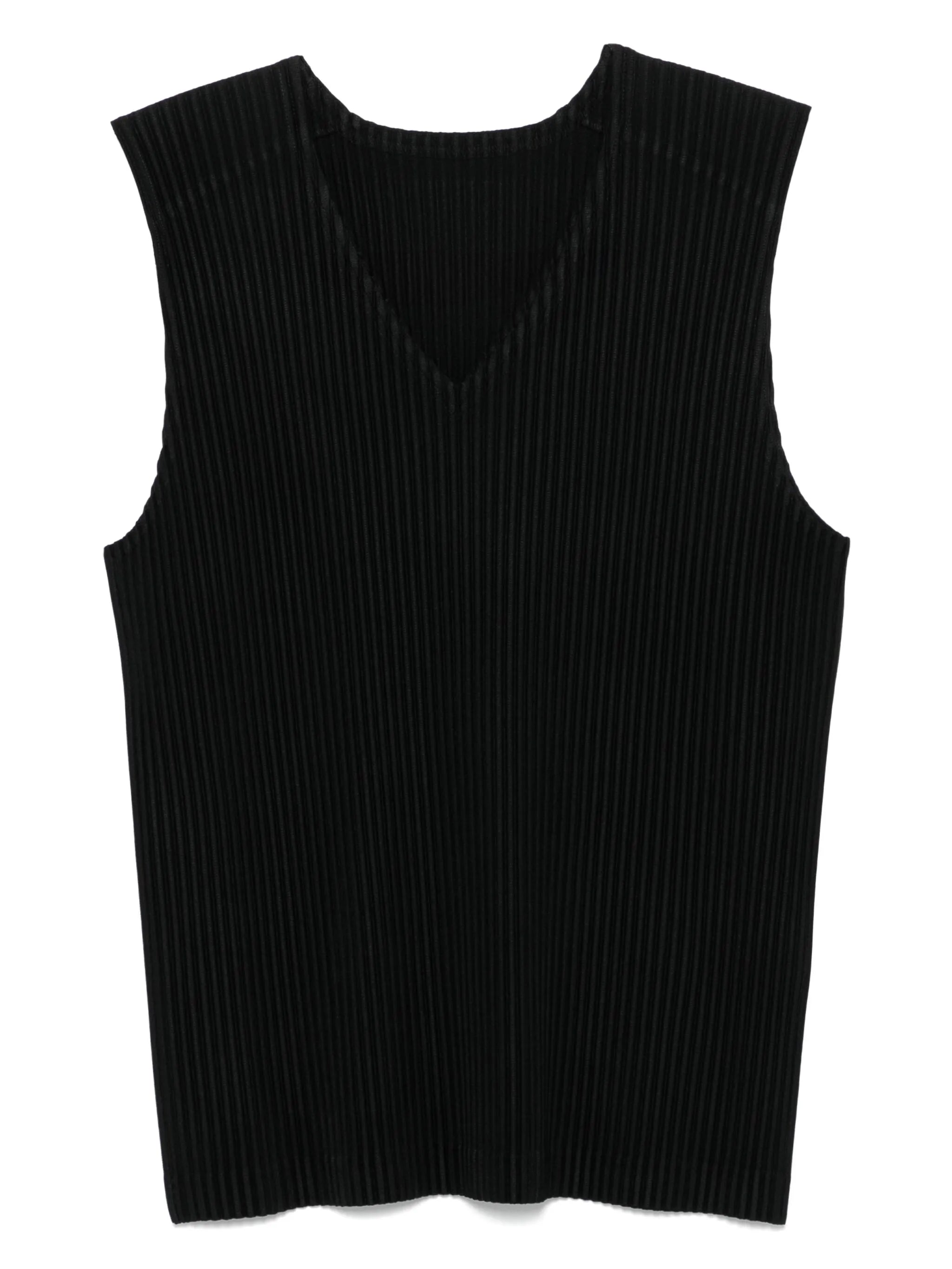 plissé vest