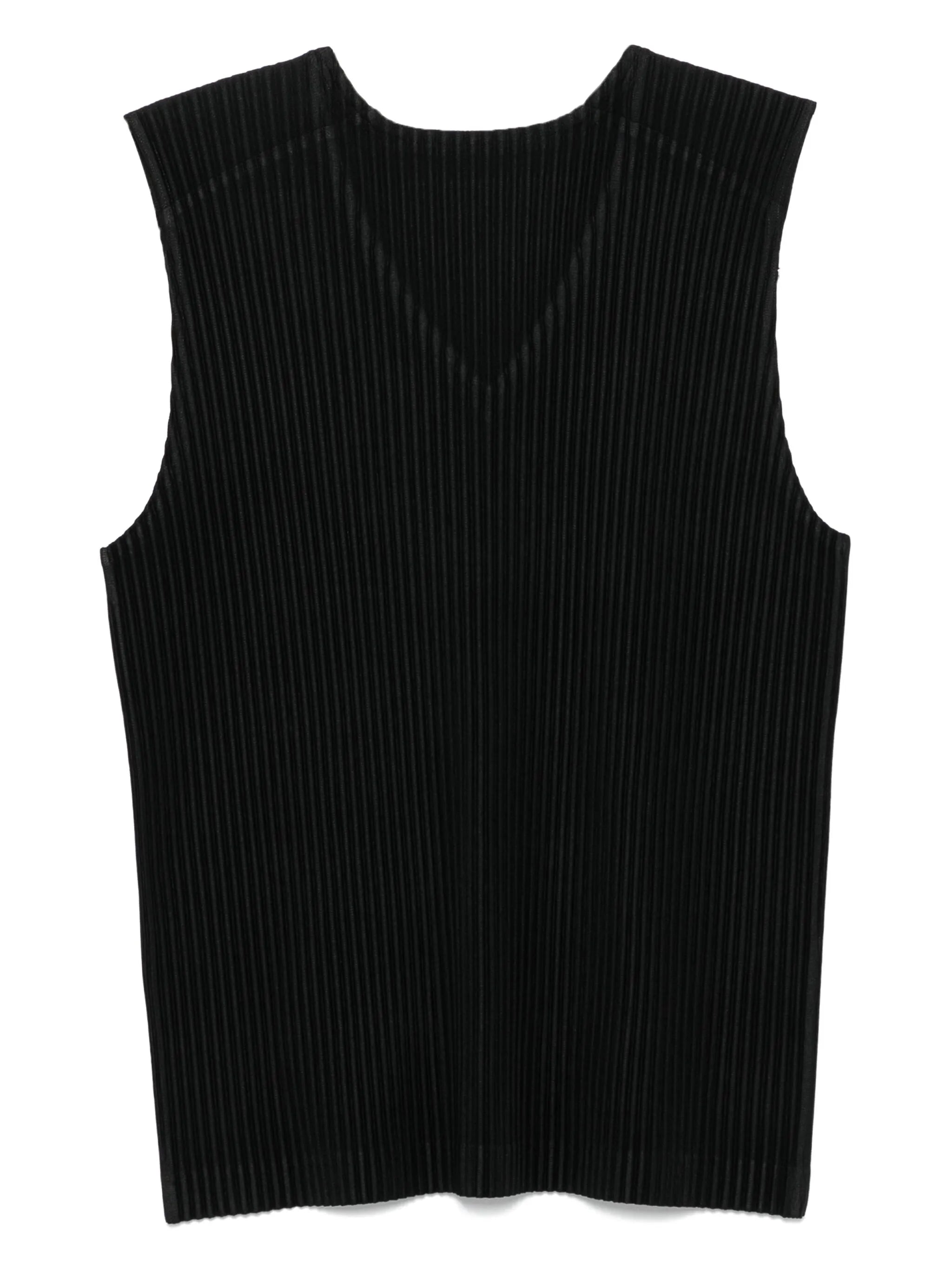 plissé vest