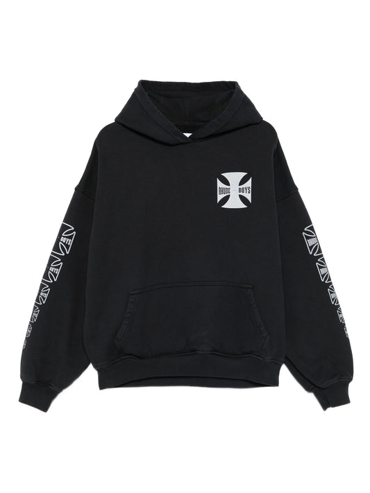 logo-print hoodie