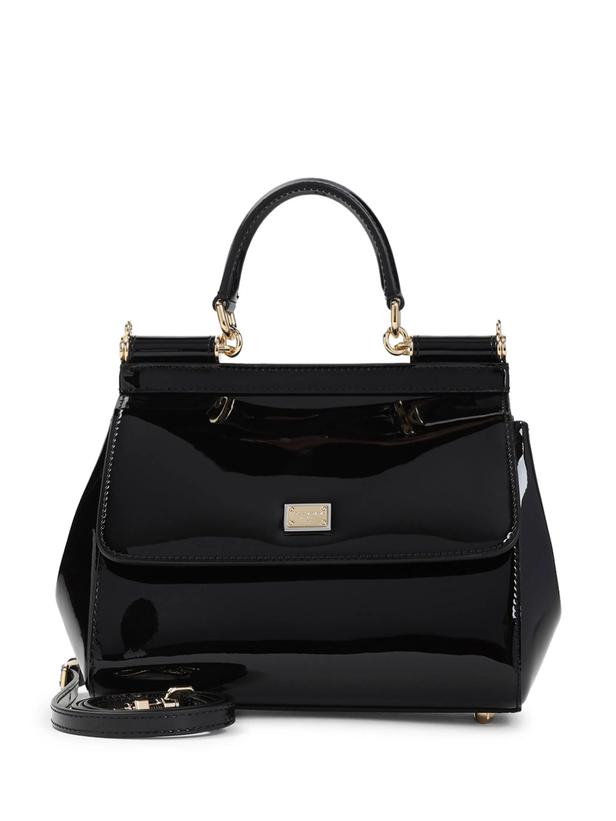 small Sicily handbag in patent leather