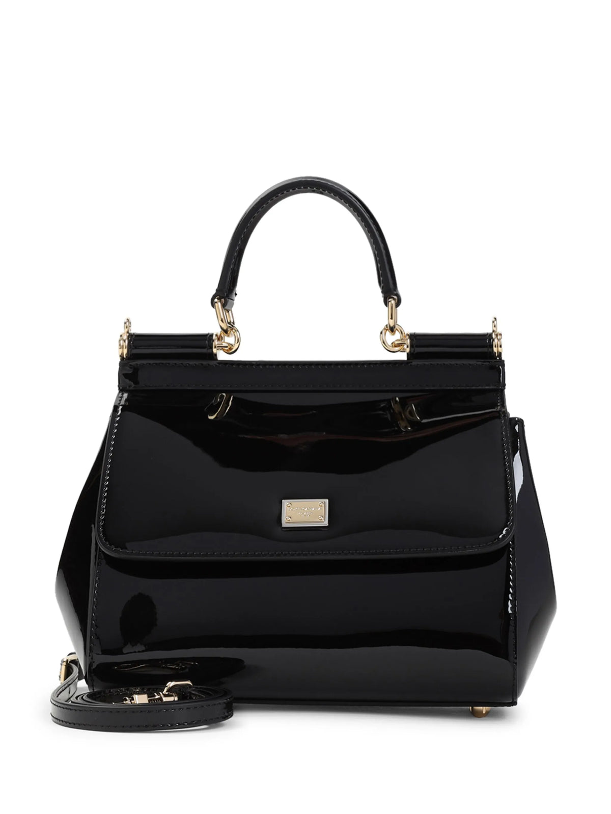 small Sicily handbag in patent leather