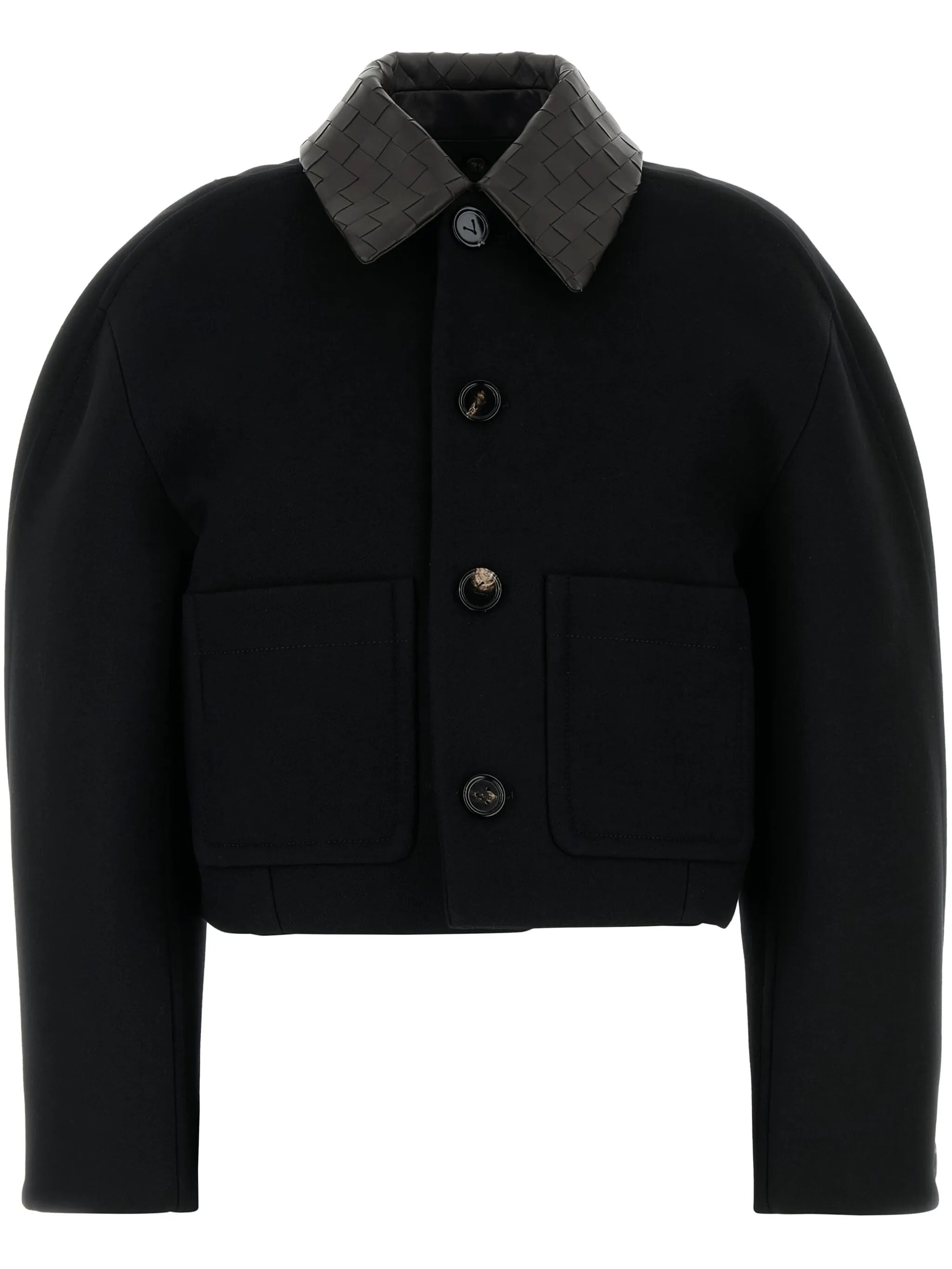 intreccio collar jacket