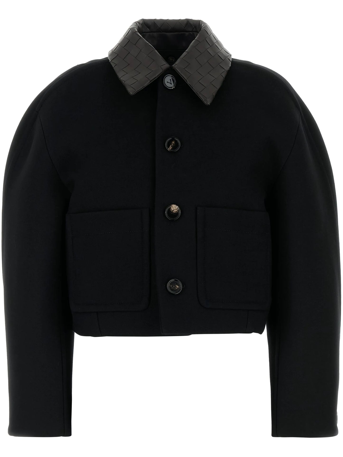 intreccio collar jacket