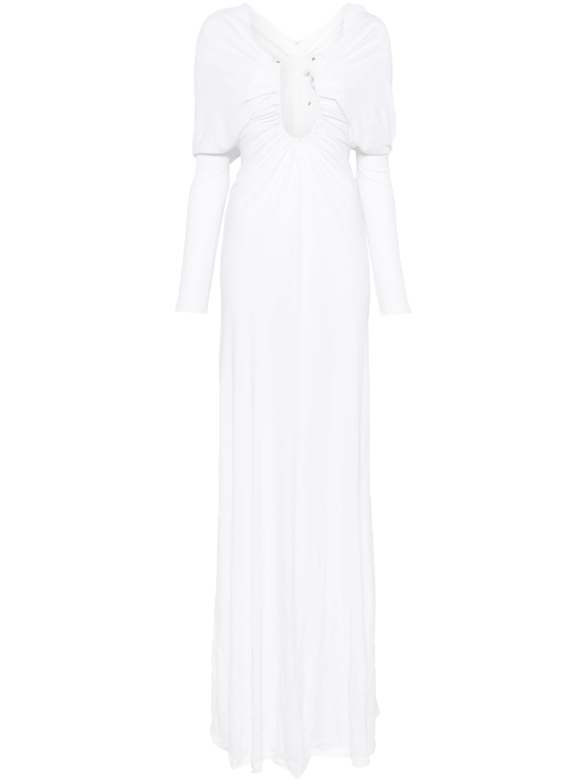 Arced Palm maxi dress
