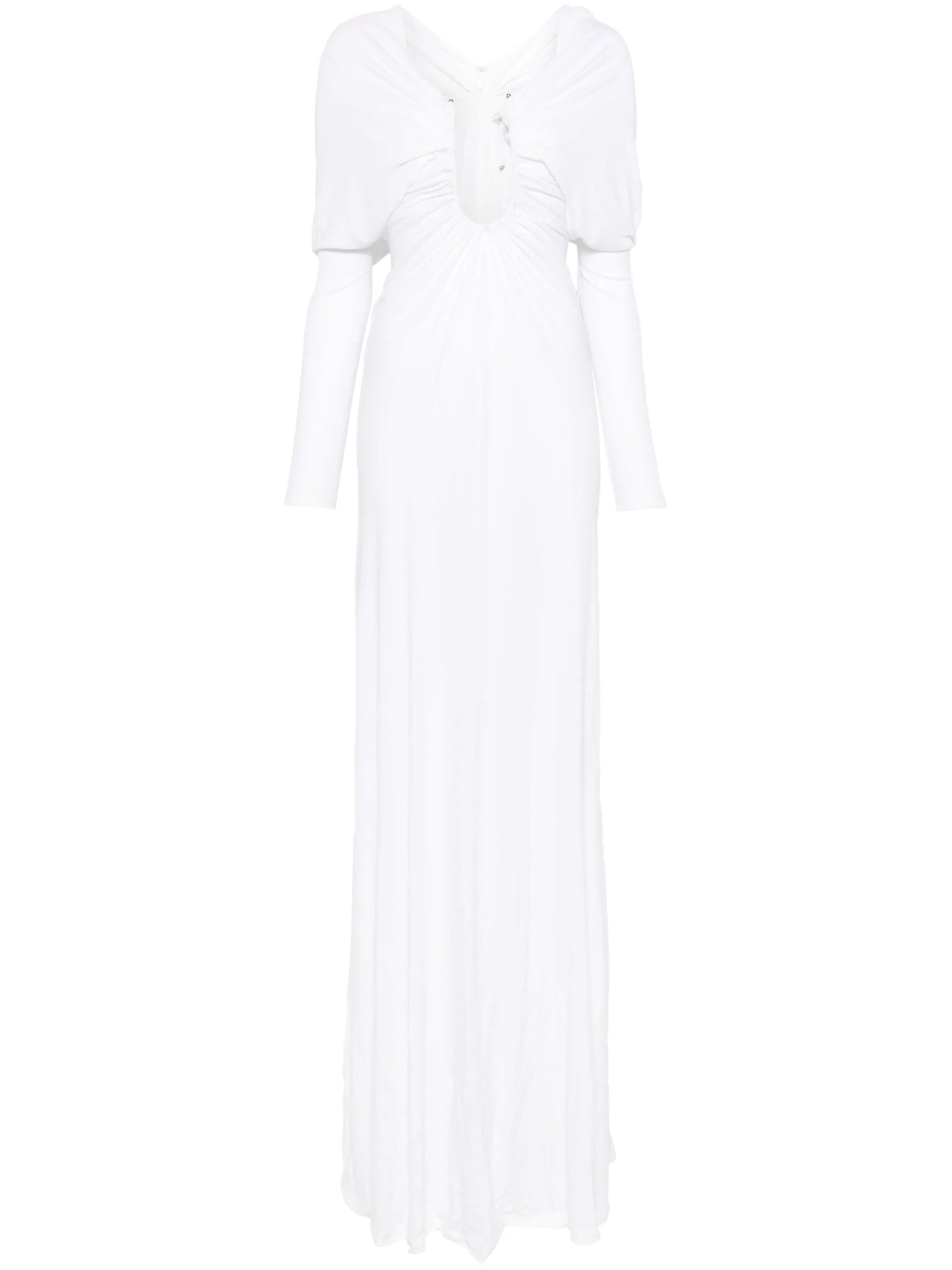 Arced Palm maxi dress