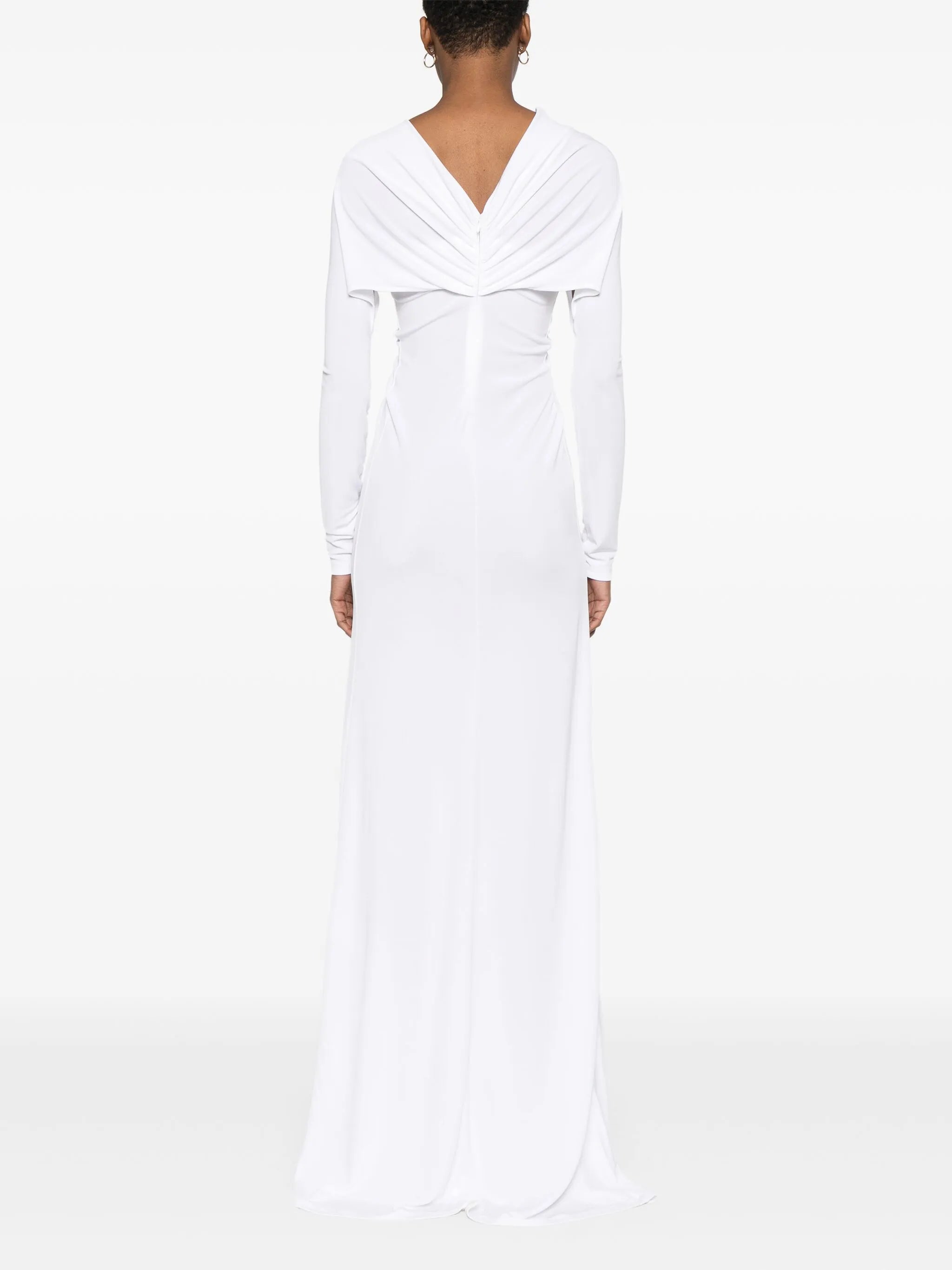 Arced Palm maxi dress