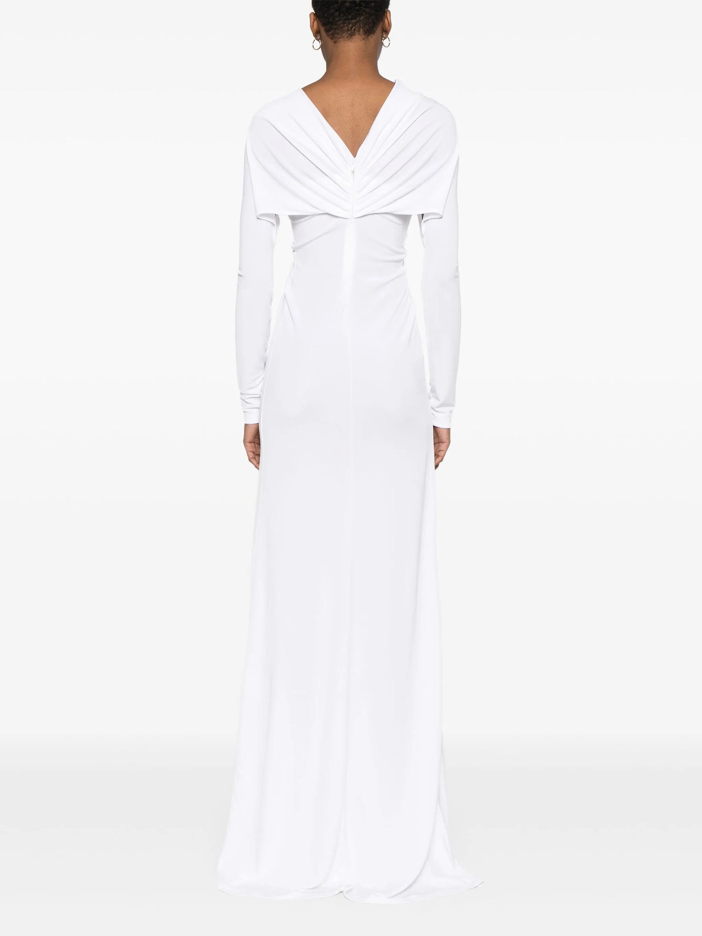 Arced Palm maxi dress