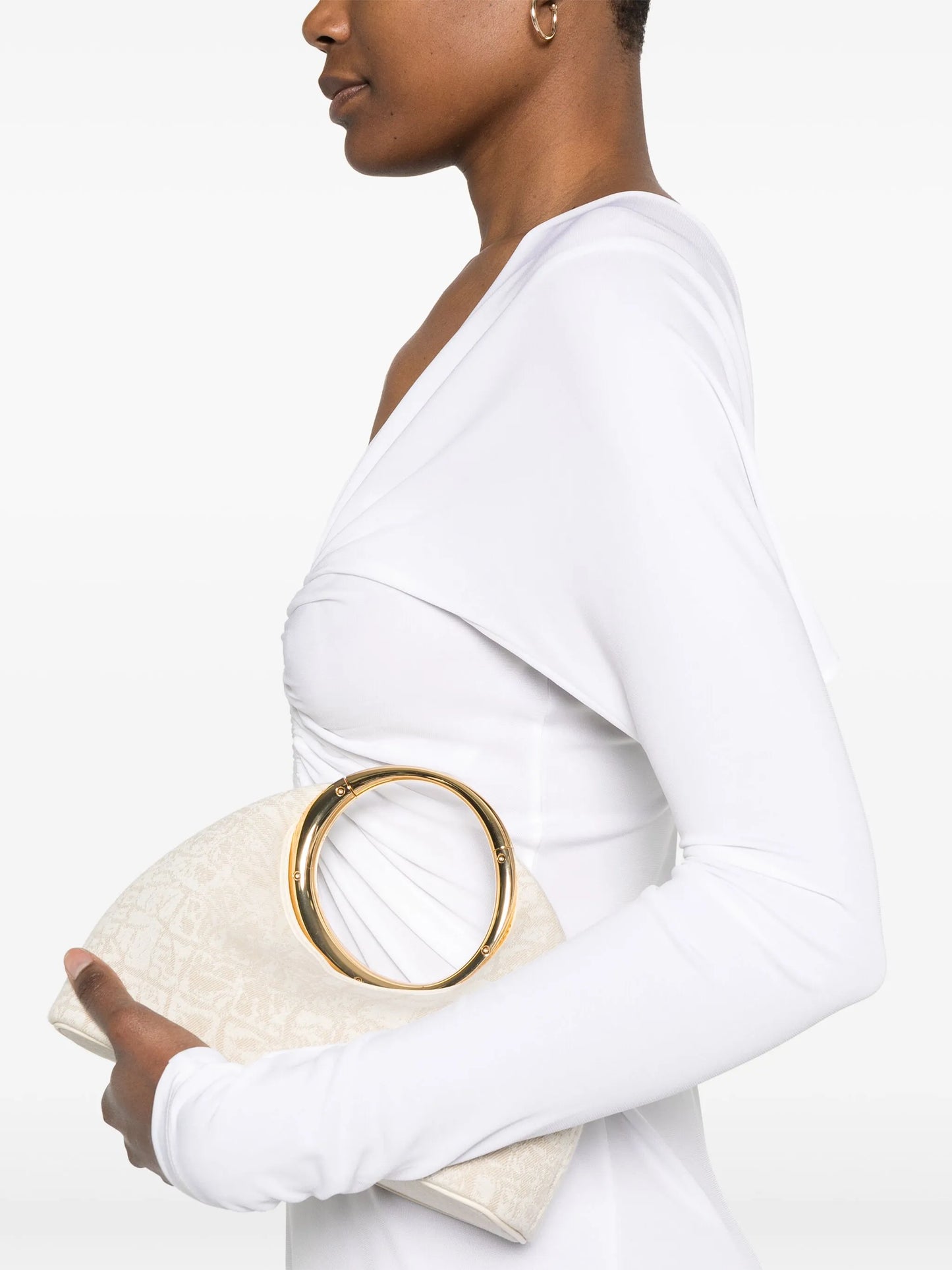 Arced Palm maxi dress