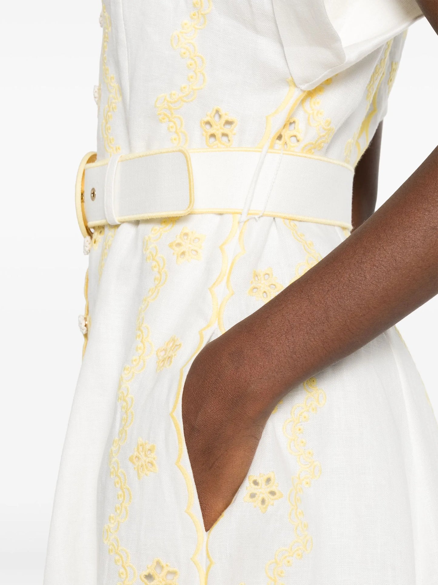 Lucky embroidered midi dress