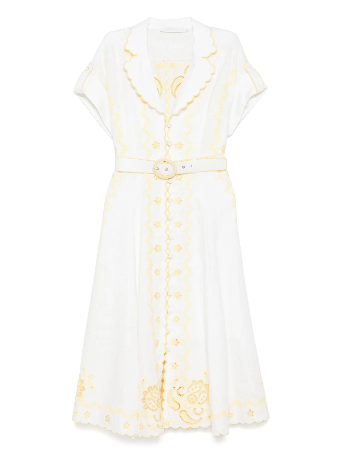 Lucky embroidered midi dress