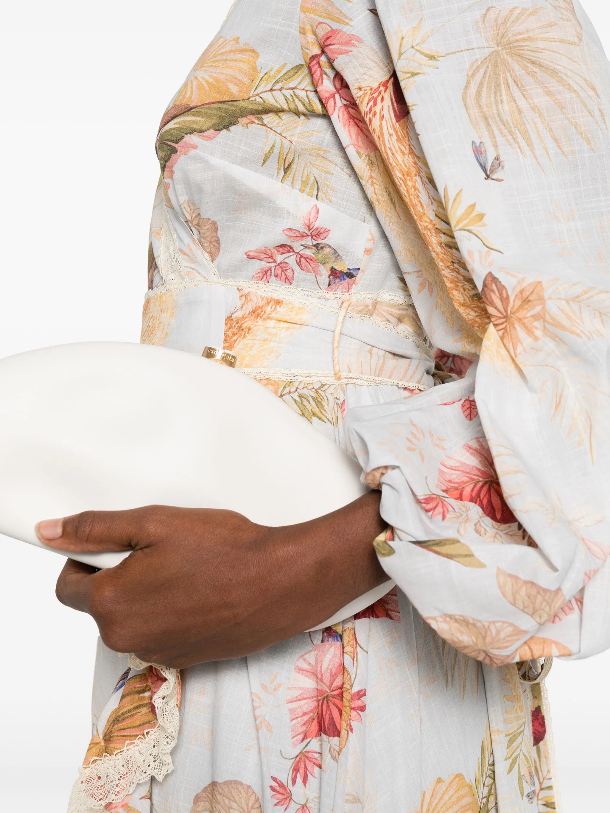 Ascension Frill midi dress